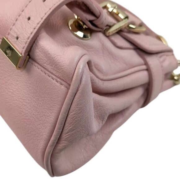 Auth Mulberry Pale Pink Mini Alexis 2way Crossbody Top Handle Satchel Preloved - Picture 2 of 9